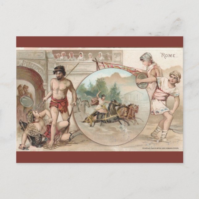 Antikes Rom Italien Postkarte (Vorderseite)
