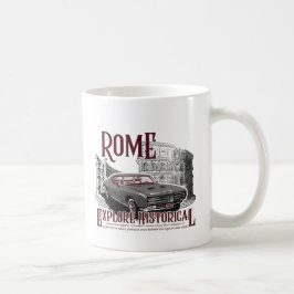 Antikes Rom Kolosseum , Historische Römische Reise Kaffeetasse