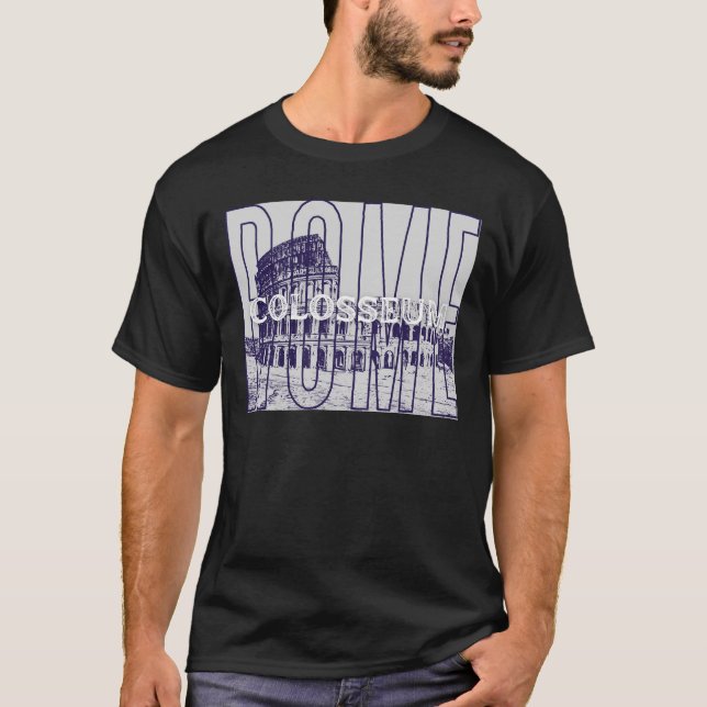 Antikes Rom Kolosseum , Historische Römische Reise T-Shirt (Vorderseite)