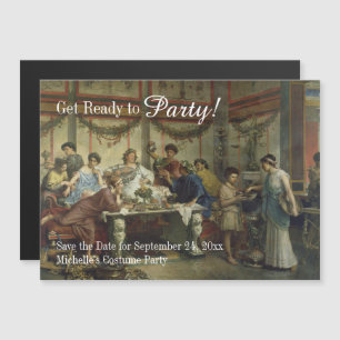 Antikes römisches Abendessen Party Festessen Magneteinladung