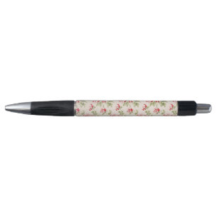 Antikes rosa florales Shabby-Chic-Muster Kugelschreiber