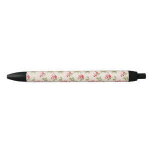 Antikes rosa florales Shabby-Chic-Muster Kugelschreiber