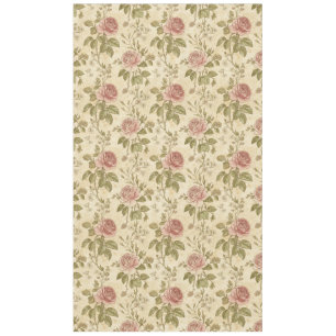 Antikes Rosenblumenmuster Tischdecke