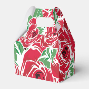Antikes Rosenmuster Elegantes Blumen-Design Geschenkschachtel