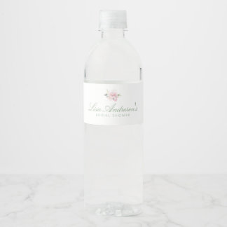 Antikes Rosenwasserflaschenetikett Wasserflaschenetikett