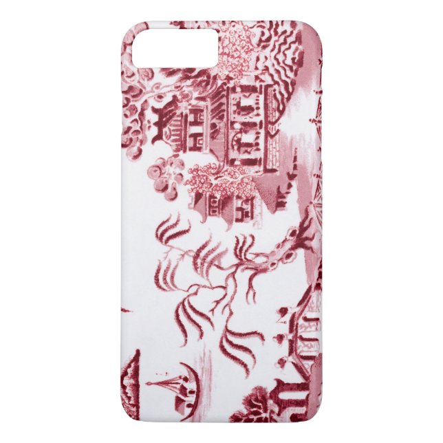 Antikes Roter Weide Case-Mate iPhone Hülle (Rückseite)