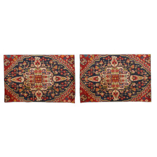 Antikes Rotes Persisches Türkisches Kilim Rug Kissenbezug