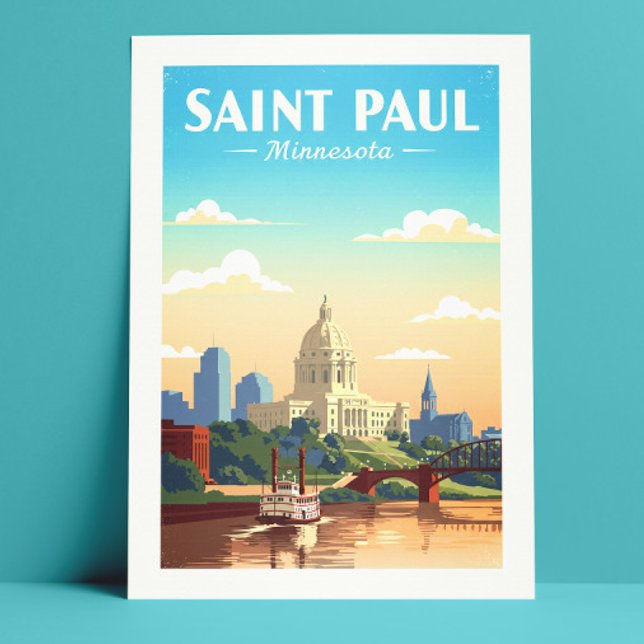 Antikes Saint Paul Minnesota Postkarte (Von Creator hochgeladen)