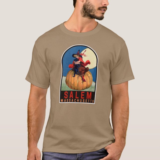 Antikes Salem Massachusetts T-Shirt (Vorderseite)