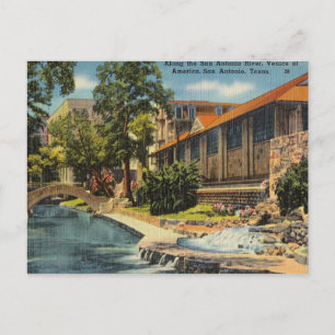 Antikes San Antonio, Texas Postkarte