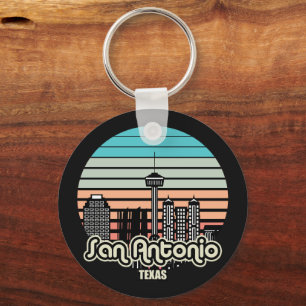 Antikes San Antonio Texas Schlüsselanhänger