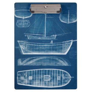 Antikes Schiffskonzept II Klemmbrett