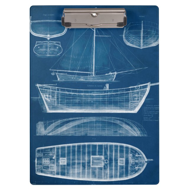 Antikes Schiffskonzept II Klemmbrett (Vorderseite)