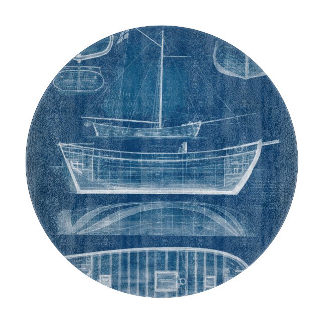 Antikes Schiffskonzept II Schneidebrett (Vorderseite)