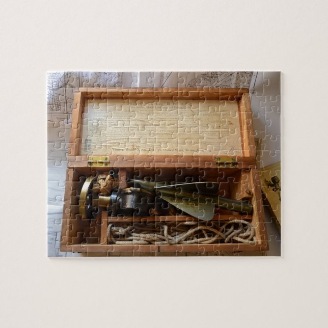Antikes Schiffsprotokoll Puzzle (Horizontal)