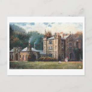Antikes Schloss Stobs, Hawick, Schottland Postkarte