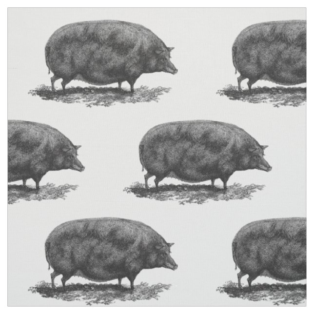Antikes Schweine-Ätz-Gewebe Stoff (Muster)