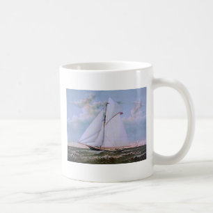 Antikes Segelschiff Schaluppe Yacht Segelboot Ozea Kaffeetasse