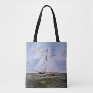 Antikes Segelschiff Sloop Yacht Segelboot Ozean