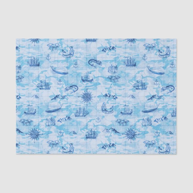 Antikes Seidenpapier (Vorderseite)