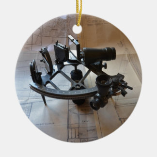 Antikes Sextant Keramik Ornament