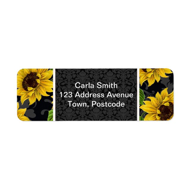 Antikes Sonnenblumenmuster (Vorne)