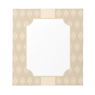Antikes Spitzendeckblatt Notizblock