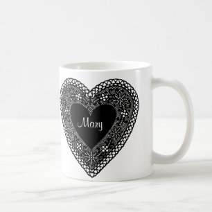 Antikes Spitzenherz Tasse