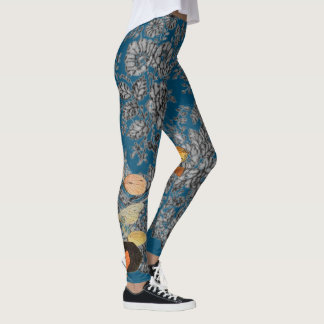 ANTIKES SPITZENMUSTER MIT SCHMETTERLINGEN LEGGINGS