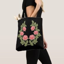 Antikes Staubrosa-Rosen-Blumenmuster - Romantisch