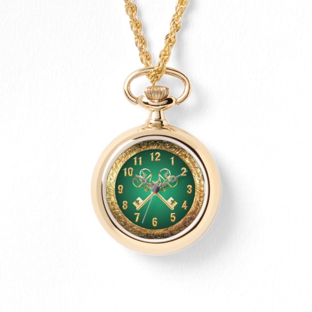 Antikes Symbol ~ Viele Bedeutungen ~ Überkreuzte T Armbanduhr (Vorderseite)