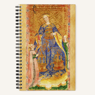 ANTIKES TAROT KÖNIGIN UND RITTER DER STÄBE Pergame Notizbuch