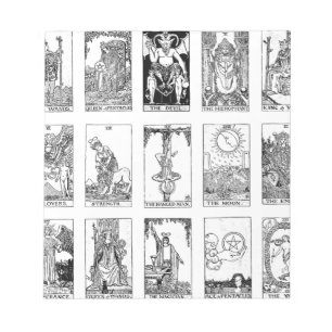 antikes Tarot Notizblock