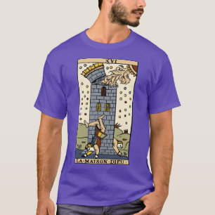 Antikes Tarot XVI La Maison Dieu T-Shirt
