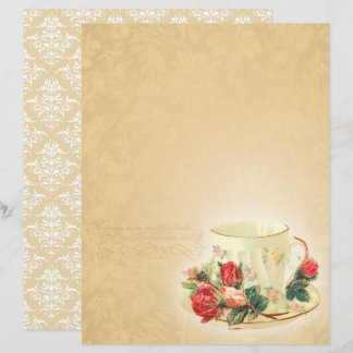 Antikes Teetassen-Schabpapier - Marple Hall