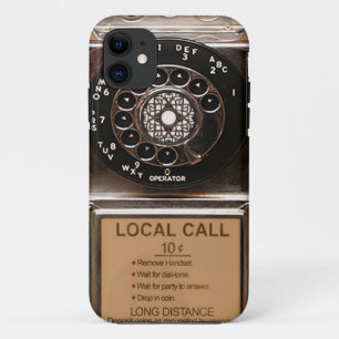 Antikes Telefon Wählscheibe Zahltelefon robust Case-Mate iPhone Hülle