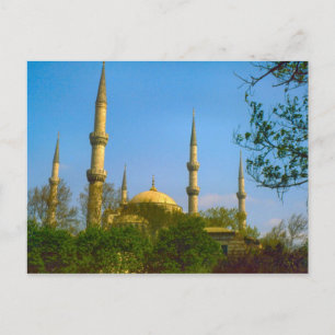 Antikes Türkei - Istanbul-Moschee Postkarte