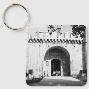 Antikes Türkei Istanbul Topkapi Palast Tor Postkar Schlüsselanhänger
