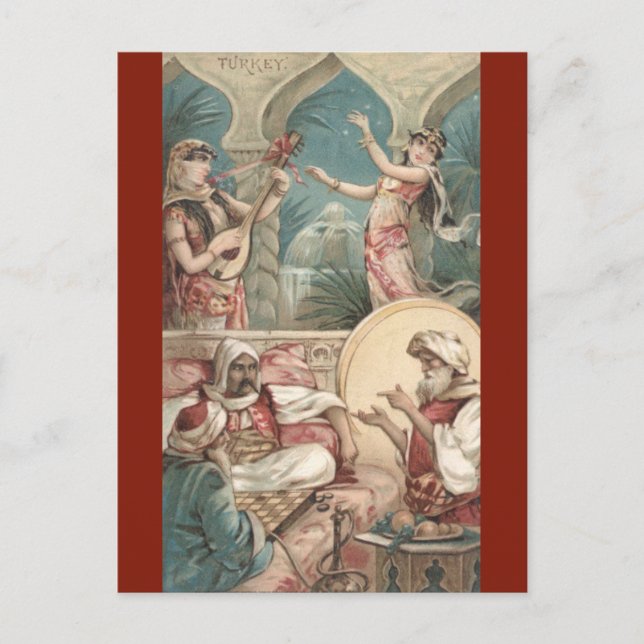 Antikes Türkei Postkarte (Vorderseite)