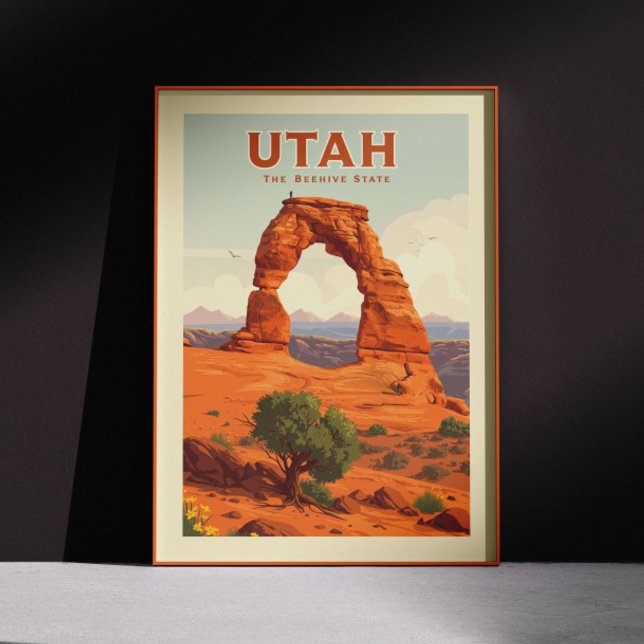 Antikes Utah Poster (Von Creator hochgeladen)