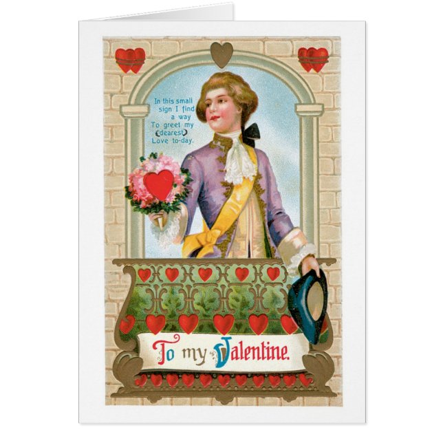 Antikes Valentine (Vorne)