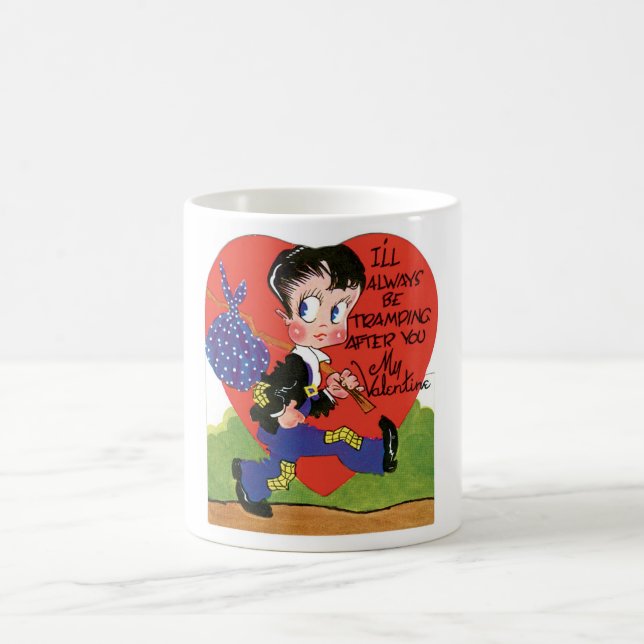 Antikes Valentine Kaffeetasse (Mittel)