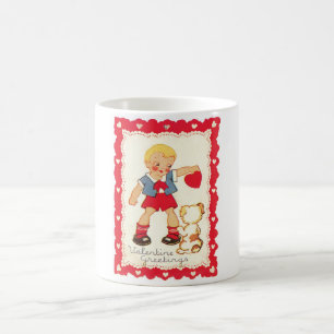 Antikes Valentine Kaffeetasse