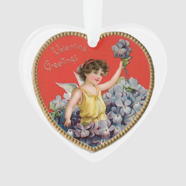 Antikes Valentine Ornament (Vorderseite)