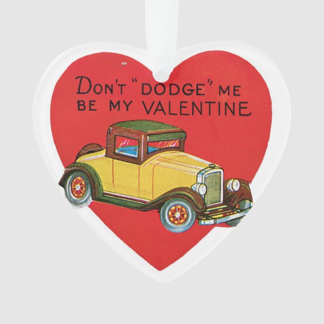 Antikes Valentine Ornament (Vorderseite)