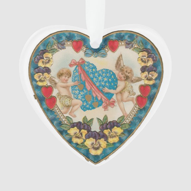 Antikes Valentine Ornament (Vorderseite)