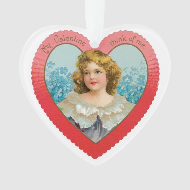 Antikes Valentine Ornament (Vorderseite)