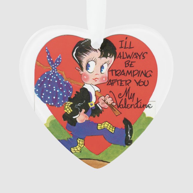 Antikes Valentine Ornament (Vorderseite)