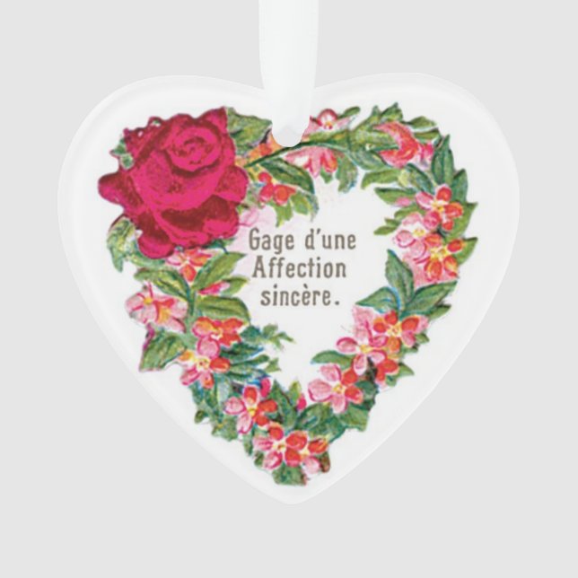 Antikes Valentine Ornament (Vorderseite)