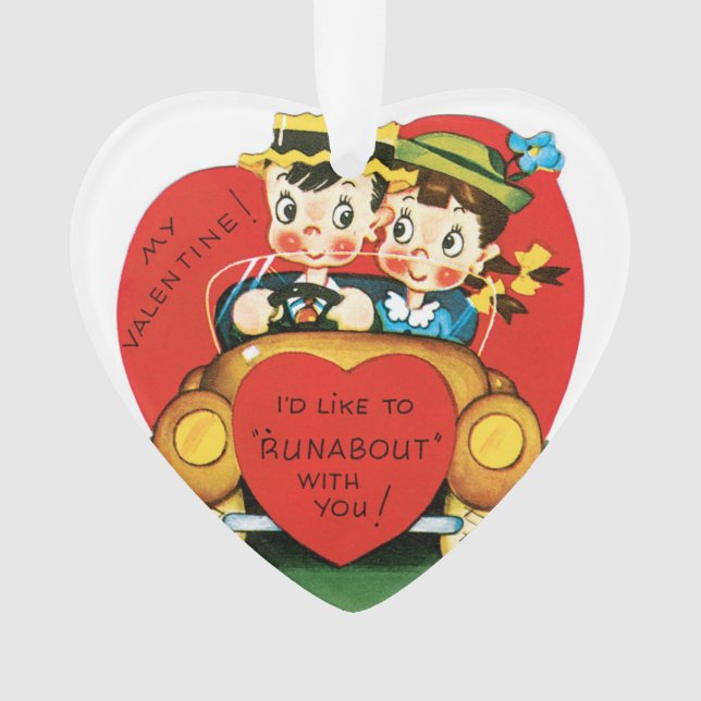 Antikes Valentine Ornament (Vorderseite)